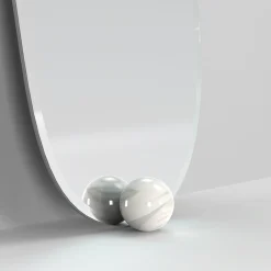 Secolo 1931 Glass And Calacatta Marble Floor Mirror><noscript><img width=