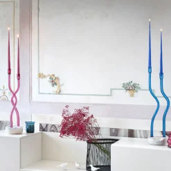 Aina Kari Abbraccio di artigiani Portacandele in vetro rubino><noscript><img width=