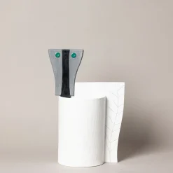 Ceramica Gatti 1928 AGAMENNONE Vaso Decorativo di Mimmo Paladino> Vasi Decorativi