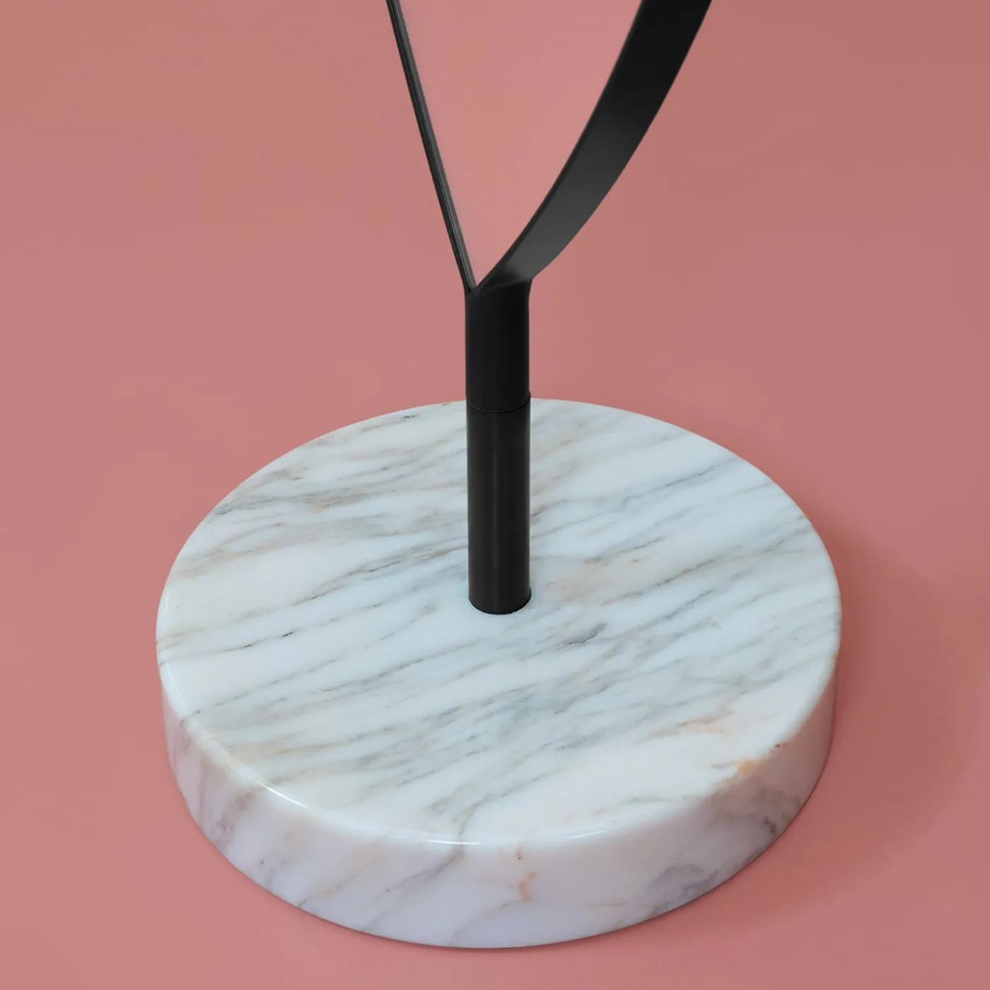 Secolo Aglaia Calacatta Marble And Black Metal Floor Mirror> Specchi Da Terra