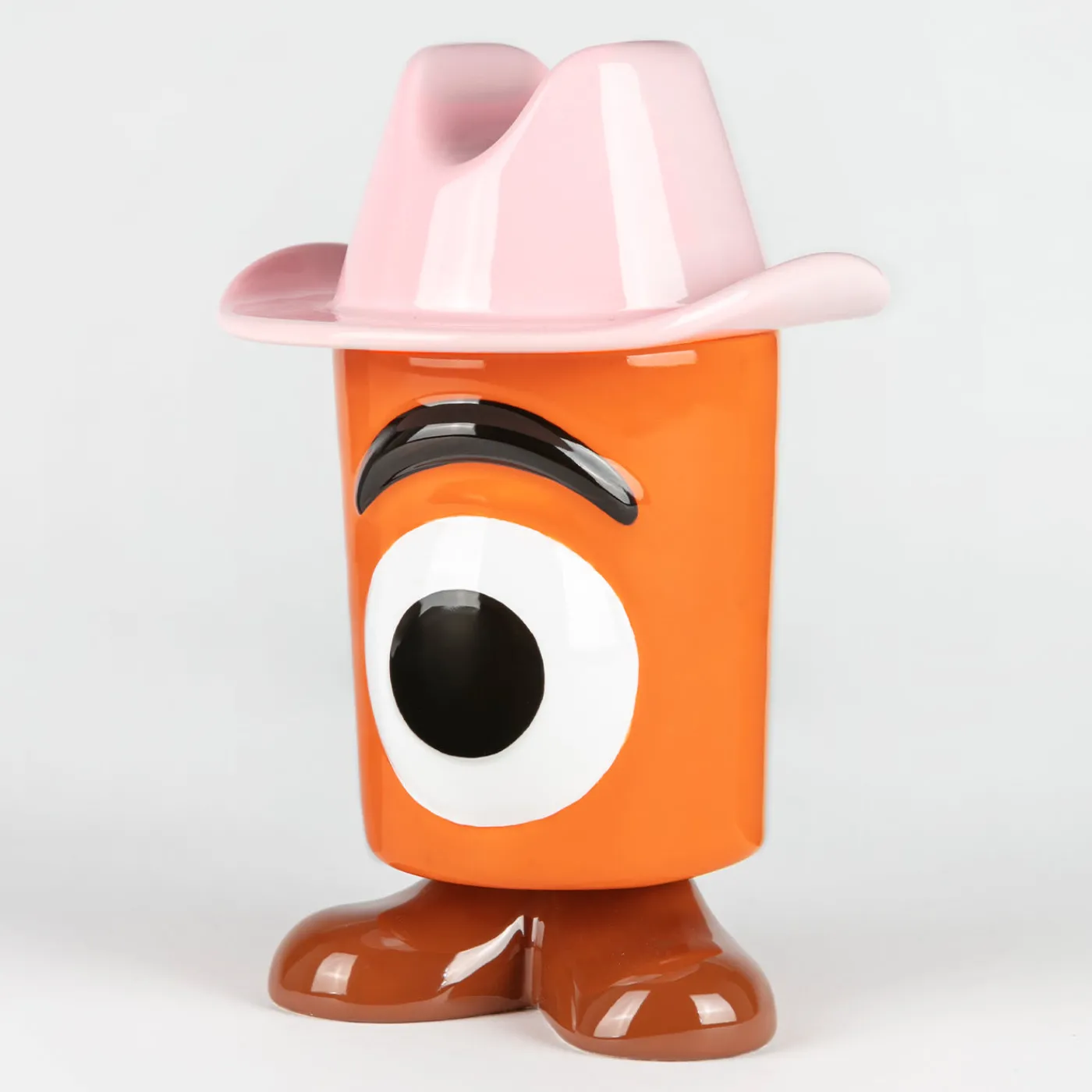 Andrea Maestri Alfonso Contenitore arancione> Vasi Figurativi