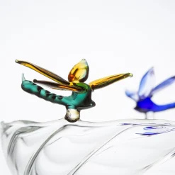 Casarialto Ali in Volo - Piatto da frutta in vetro con libellule><noscript><img width=