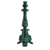 Fratelli Bevilacqua Alto Candelabro Barocco in Ceramica Verde Ramine> Candelieri E Portacandele