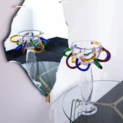 Driade Alzata per centrotavola policromo Olga di Borek Sipek> Centrotavola