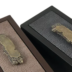 Giobagnara Ambra Scatola portagioie rettangolare grande e lunga> Scatole