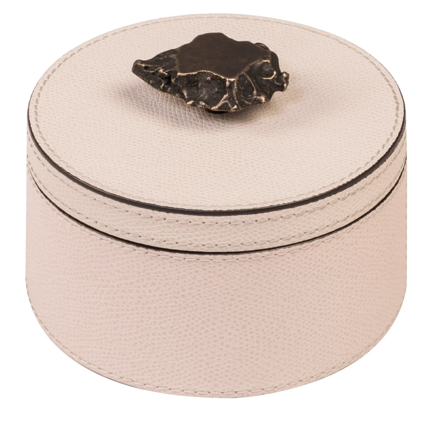 Giobagnara Ambretta Avorio Piccolo Scatola Rotonda> Scatole