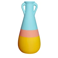 Pop Pot Anfora Cornelia XXL giallo-rosa e blu chiaro> Anfore