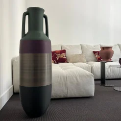 Pop Pot Anfora Giant Nero Caffè Bronzo Viola Scuro e Verde Militare> Anfore