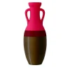 Pop Pot Anfora Giulio Cesare XL in bronzo, borgogna e fucsia> Anfore