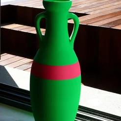 Pop Pot Anfora Giulio Cesare XL verde e fucsia> Anfore