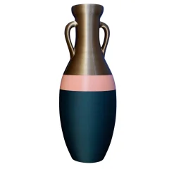 Pop Pot Anfora Giulio Cesare XXL nera, rosa e bronzo> Anfore