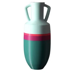 Pop Pot Anfora Ottaviano XL Verde Fucsia Arancione e Azzurro> Anfore