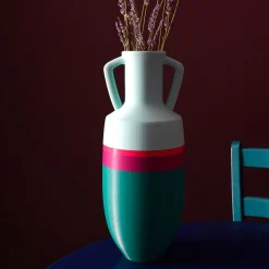 Pop Pot Anfora Ottaviano XL Verde Fucsia Arancione e Azzurro> Anfore