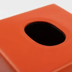 Foglizzo 1921 Anna Orange Spritz Scatola per fazzoletti quadrata> Arredo Bagno