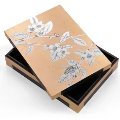 Casarialto Ape dell'Atelier in una scatola Sky dorata di Stefania Dei Rossi> Scatole