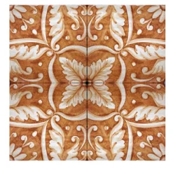 Studio Le Nid Arancio Maimonide Set di 4 piastrelle #4> Piastrelle E Pavimenti