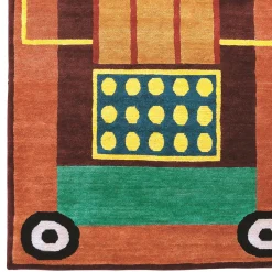 Memphis Arazzo NDP5 di Nathalie Du Pasquier - Post Design> Tappeti E Moquette