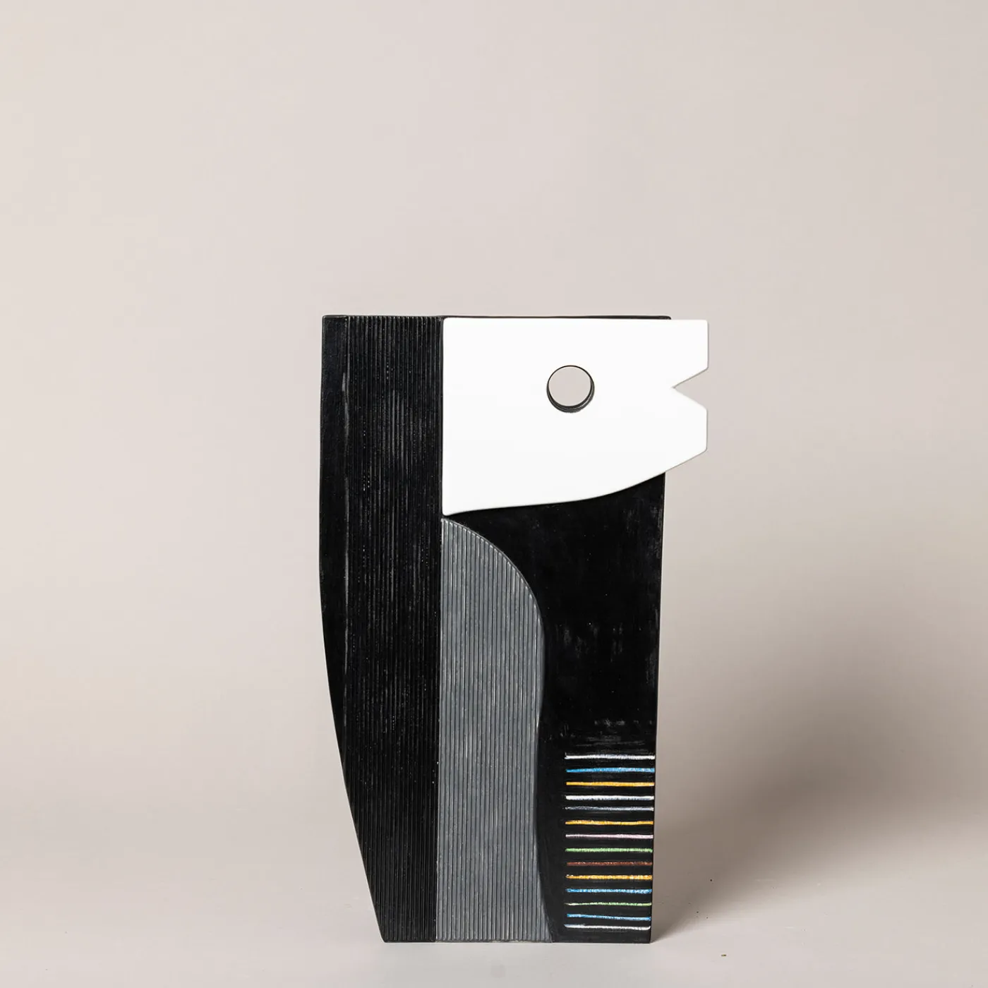 Ceramica Gatti 1928 Argo Vaso Decorativo di Mimmo Paladino> Vasi Decorativi