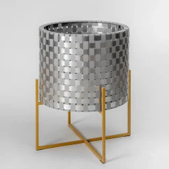 Splot Design Aria Argento Cachepot> Cachepot E Portavasi