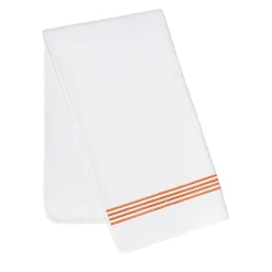 Verderoccia Asciugamano da bagno bianco e arancione Four Generations> Biancheria Da Bagno