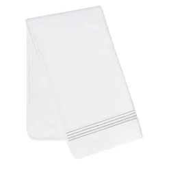 Verderoccia Asciugamano da bagno bianco e grigio Four Generations> Biancheria Da Bagno