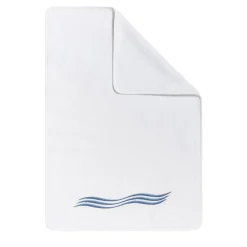 Verderoccia Asciugamano Tuffo bianco e blu Assisi> Biancheria Da Bagno