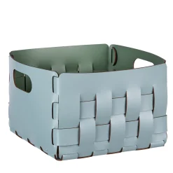 ADJ Style Bottega Sky Blue Small All Purpose Basket di E. Borovkova> Ceste