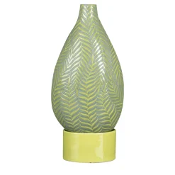 VGnewtrend Bottiglia alta in felce con base in gress> Bottiglie Decorative