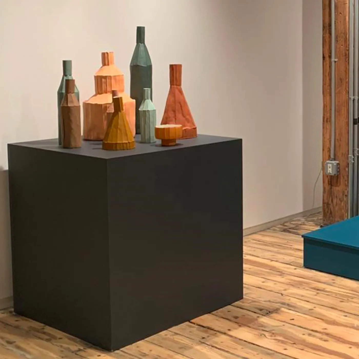 Paola Paronetto Bottiglia Decorativa Cartoccio E8/Salmone> Bottiglie Decorative