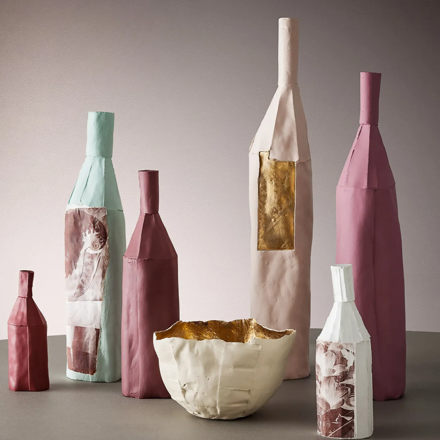 Paola Paronetto Bottiglia Decorativa Cartoccio D12/Vinaccia> Bottiglie Decorative