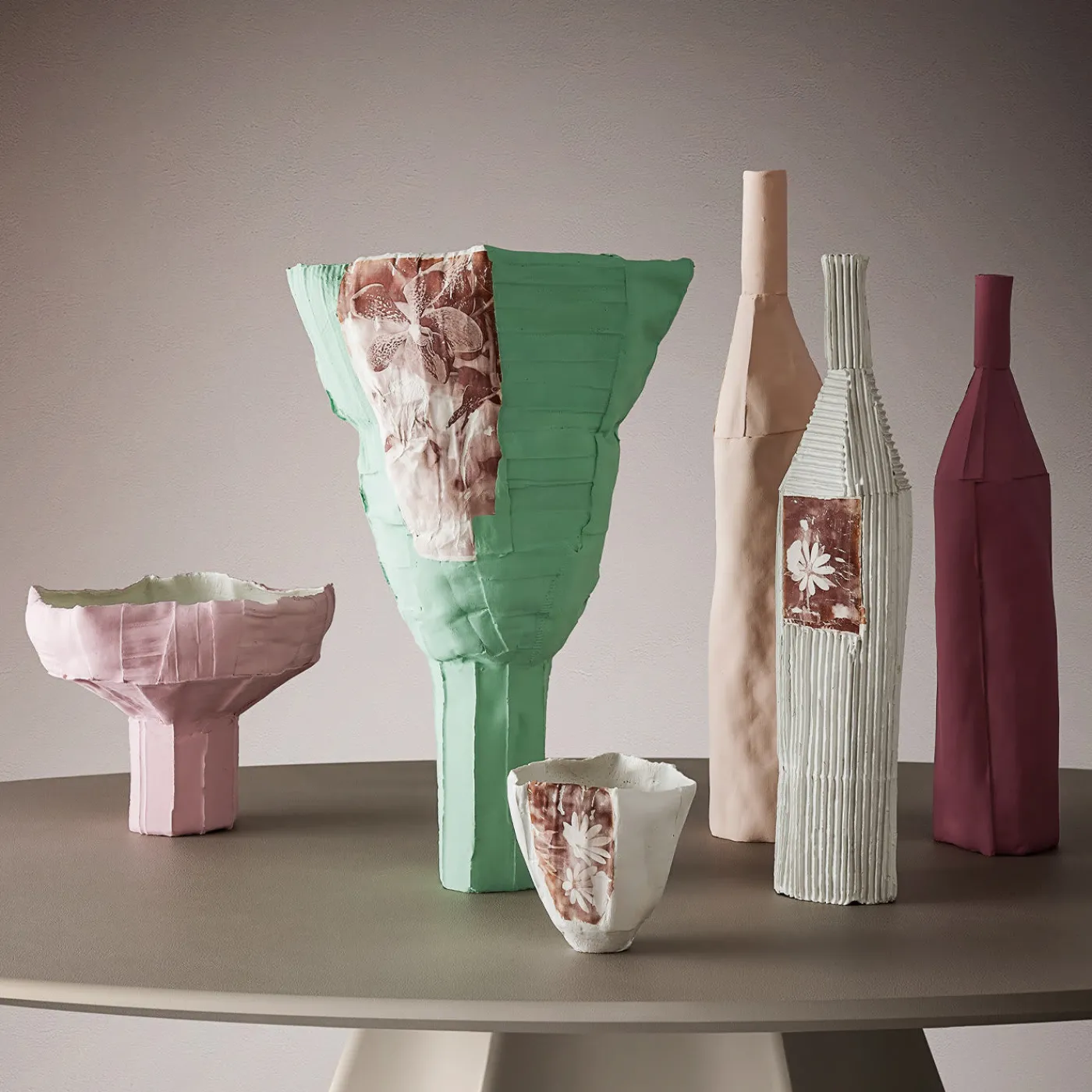 Paola Paronetto Bottiglia Decorativa Cartoccio D12/Vinaccia> Bottiglie Decorative