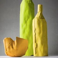 Paola Paronetto Bottiglia Decorativa LISCIA D11/Giallo Cedro> Bottiglie Decorative