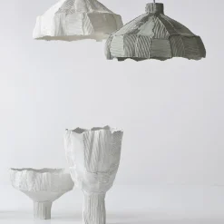 Paola Paronetto Bowl Anemone Cartoccio bianca> Centrotavola