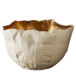 Paola Paronetto Bowl Corteccia B17/sabbia e oro> Centrotavola