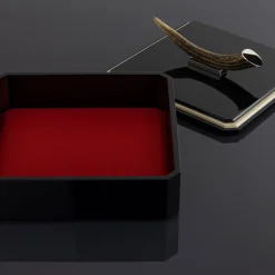 Silia Box Diana con tessuto rosso> Scatole