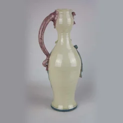 Alessandro Iudici Brocca in ceramica con donna dai capelli rossi><noscript><img width=