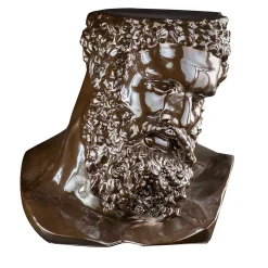 VGnewtrend Busto di Ercole in ceramica> Sculture Decorative