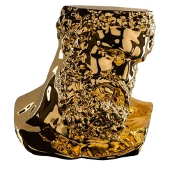 VGnewtrend Busto di Ercole in oro 24K> Sculture Decorative