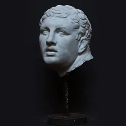 Galleria Romanelli Busto di Gladiatore Borghese su piedistallo><noscript><img width=