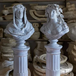 Ceramiche Ceccarelli Busto rinascimentale autunnale> Statuine