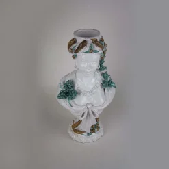 Alessandro Iudici Busto scultura invernale in ceramica> Statuine