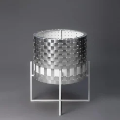 Splot Design Cachepot in metallo argentato Galatea> Cachepot E Portavasi