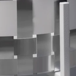 Splot Design Cachepot in metallo argentato Galatea><noscript><img width=