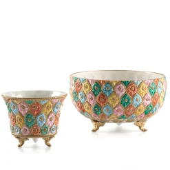 Cattin Porcellane Cachepot piccolo Arlecchino> Cachepot E Portavasi