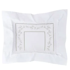 Verderoccia Camicie da letto Roma White & Silver Olive> Biancheria Da Letto