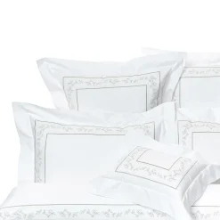 Verderoccia Camicie da letto Roma White & Silver Olive><noscript><img width=