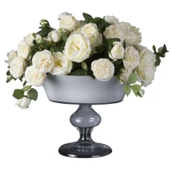 VGnewtrend Camilla Roses Composizione floreale finta con vaso> Vasi Da Fiori