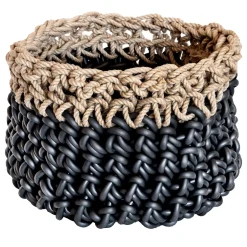 Rosanna Contadini Canapa Black Basket #4 di> Ceste