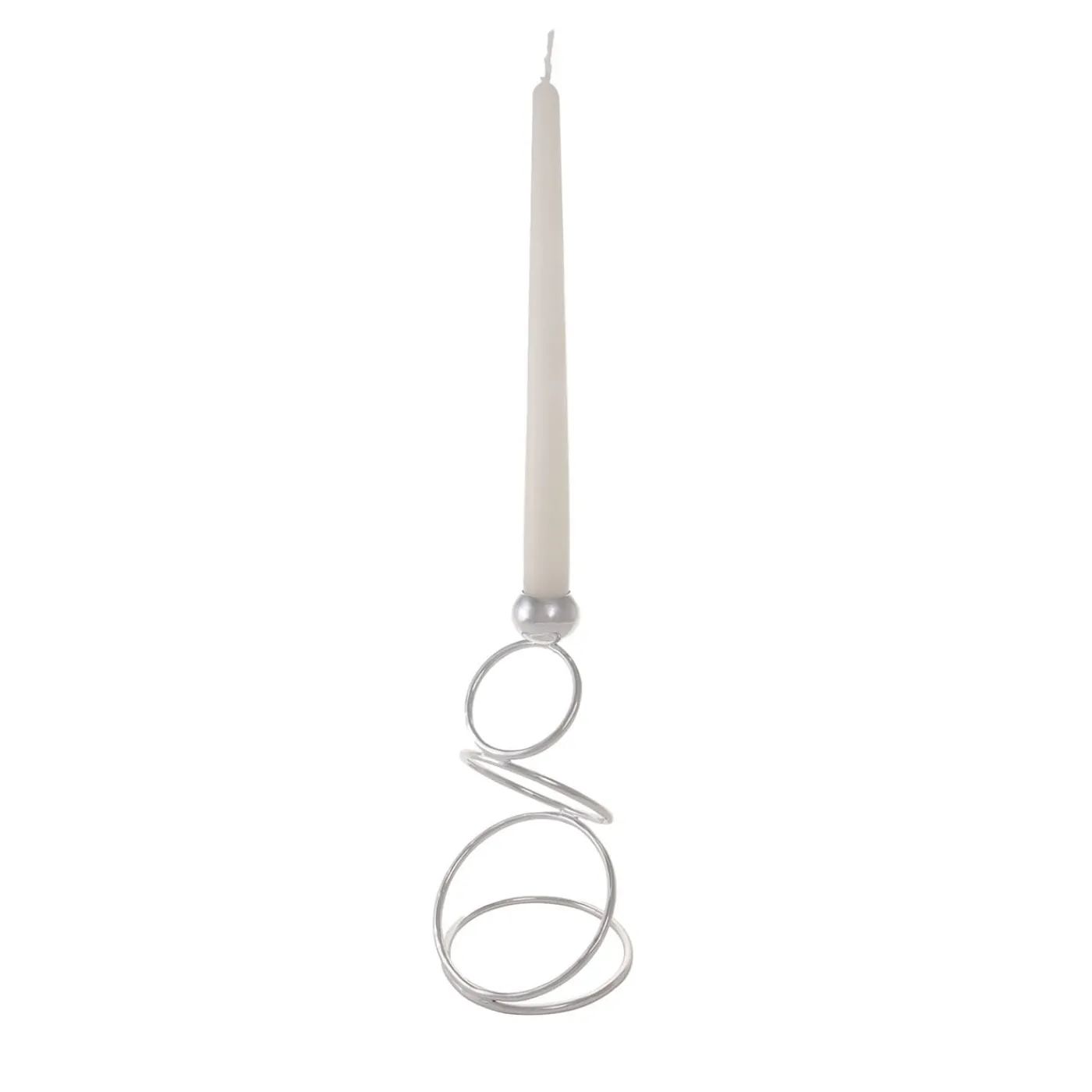 Bragagnolo Argenti Candelabro Anelli a 1 braccio di Itamar Harari> Candelieri E Portacandele