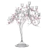 Simone Crestani Candelabro Blossom in Vetro con Dettagli Floreali> Candelieri E Portacandele